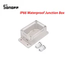 Водонепроницаемый чехол-распределительная коробка Sonoff IP66, водонепроницаемая оболочка для Sonoff BasicRFDualPow, для рождественской елки, умного дома