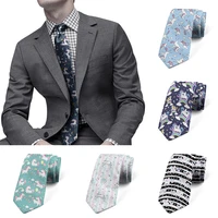 new fashion unicorn pattern 8cm width mens tie cute cartoon polyester slim fit necktie casual party shirt accessories for men