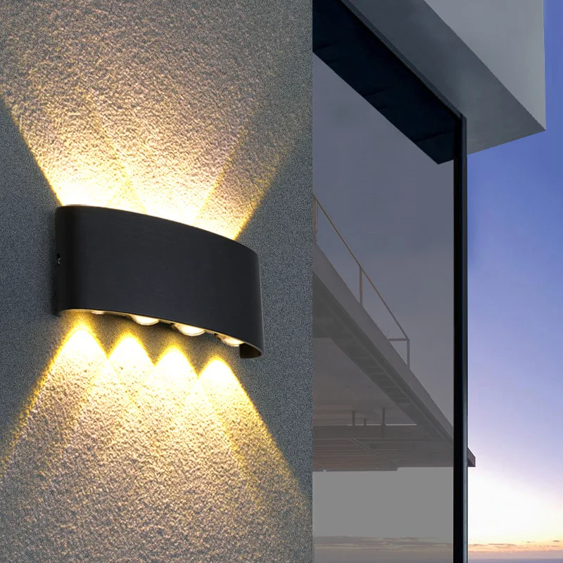 

Modern LED Wall Lamp 2W 4W 6W Wall Sconces Indoor Stair Light Fixture Bedside Loft Living Room Up Down Home Hallway Lampada