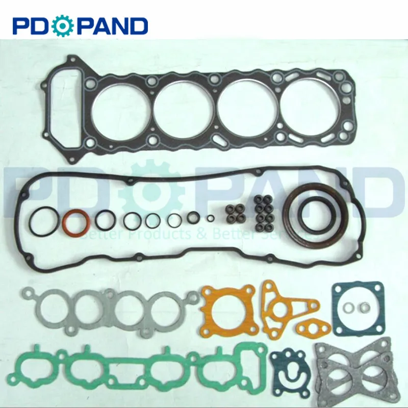 KA24E Engine Overhaul Rebuilding Gasket Kit 1010140F27 forNissan AXXESS M11 MISTRAL R20 NAVARA D21 HARDBODY D22 2.4 12V 2389cc