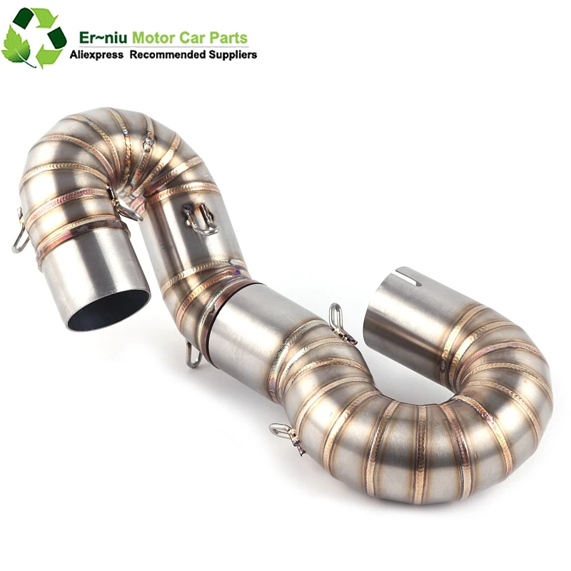 

Motorcycle Exhaust Muffler Contact Link Pipe For HONDA CBR1000RR CBR1000 RR 2008-2017 304 Stainless Steel