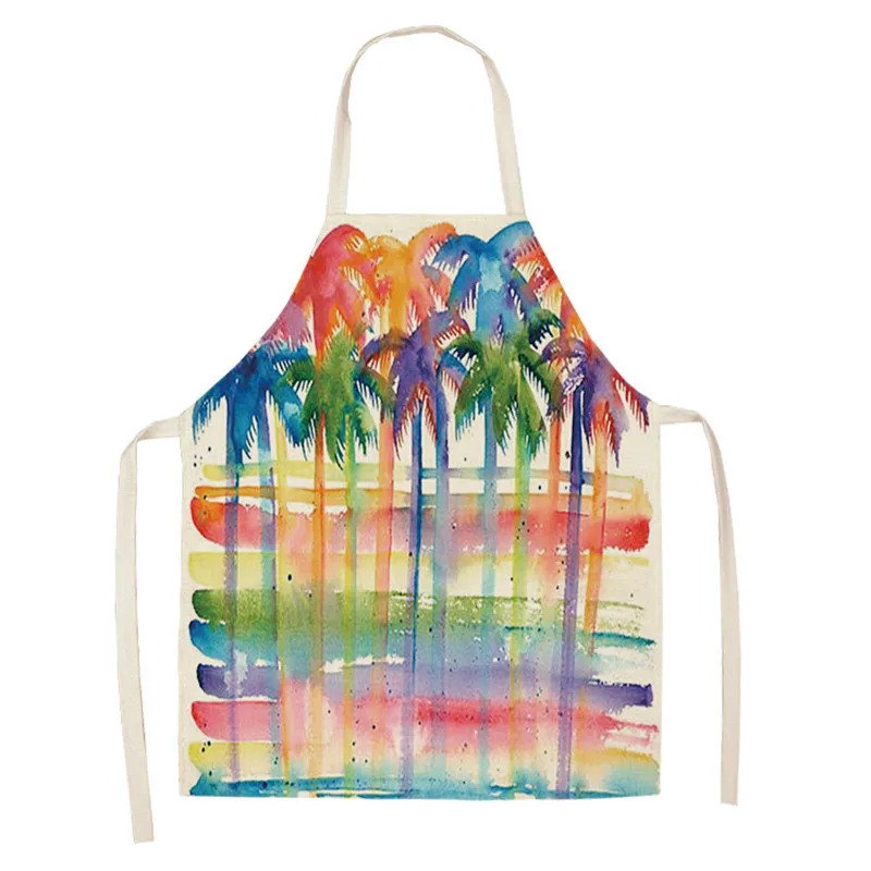 

Кухонные фартуки с рисунком кокосового дерева, аксессуары для выпечки, Кухонные фартуки, кухонный фартук, Женский кухонный фартук, Детский ...
