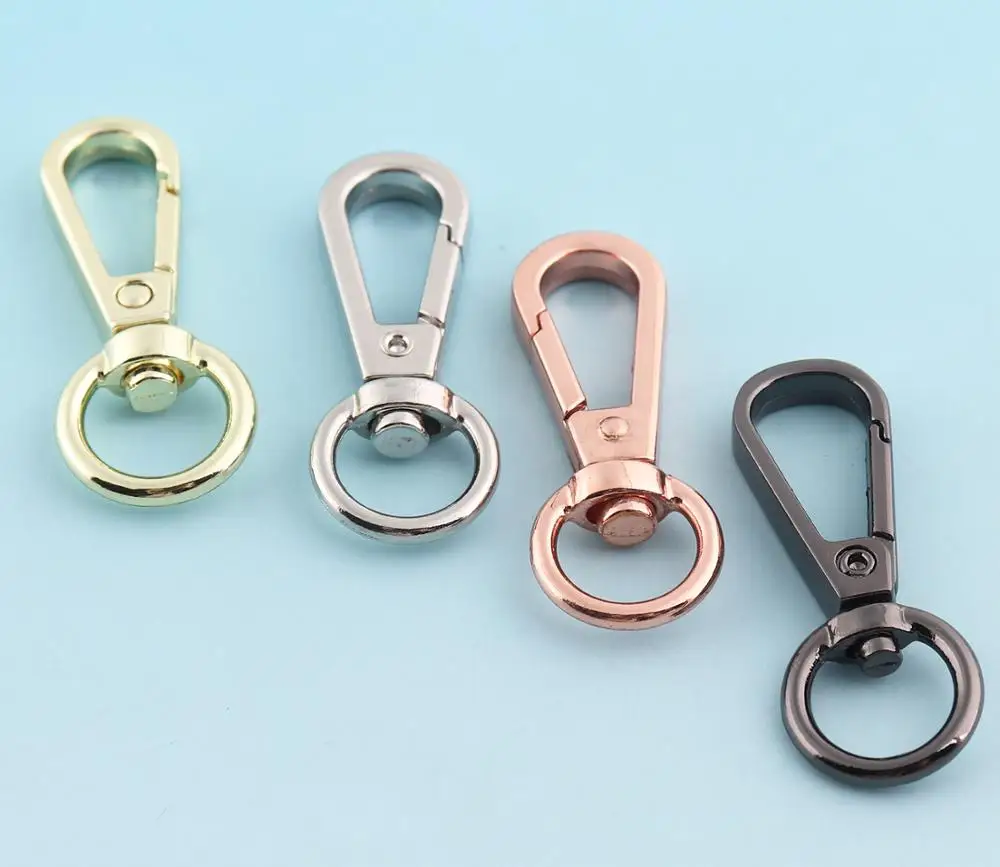 Поворотная застежка цвета розового золота застежка-шнурок цепочка для ключей