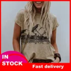 Футболка 4 # Mountain Женская, сексуальная летняя футболка с пейзажным принтом, женская одежда с круглым вырезом, топ с коротким рукавом, футболка Harajuku, размера плюс