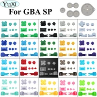 yuxi 20color rubber conductive button a b d pad silicone start select keypad diy buttons set for gameboy advance sp for gba sp