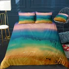 Фон пляжное красивое покрывало с пододеяльником чехол с подушкой 3 предмета Комплект постельного белья с подушкой чехол с одним двойным пододеяльником