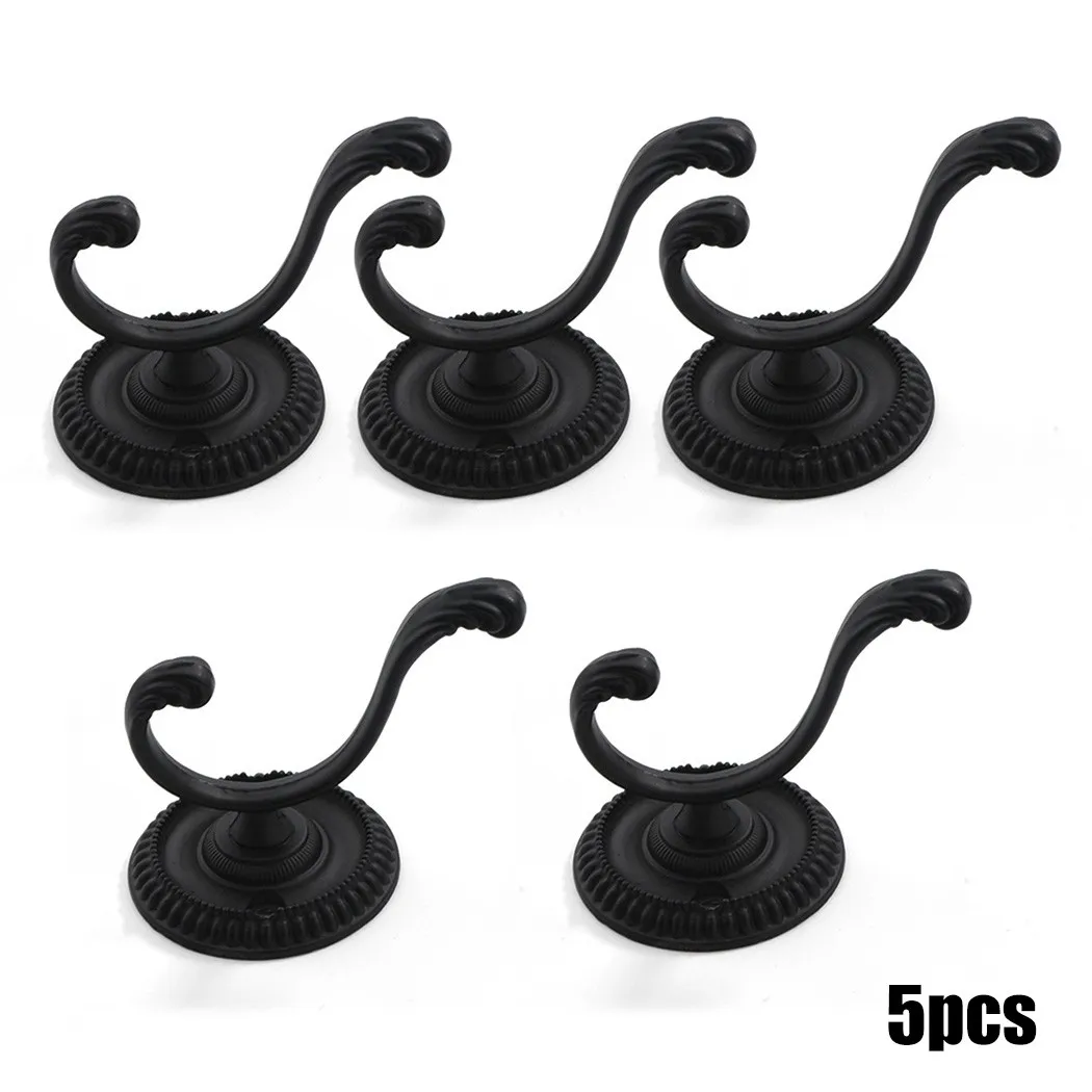 

Vintage Hook Wall Mounted Zinc Alloy 5Pcs 76*42mm Antique Coat Hangers