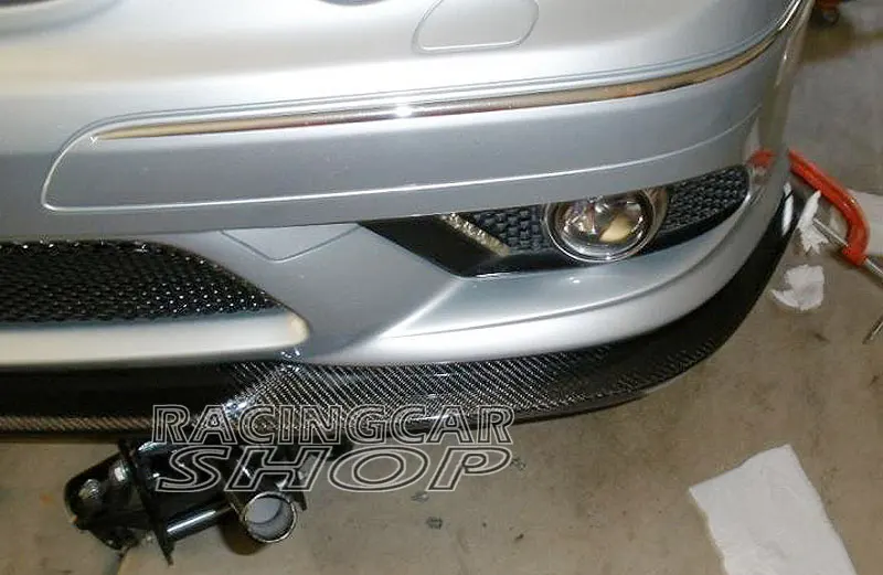 Передний спойлер из углеродного волокна для BENZ W209 CLK CLK500 CLK550 CLK55 AMG передний бампер