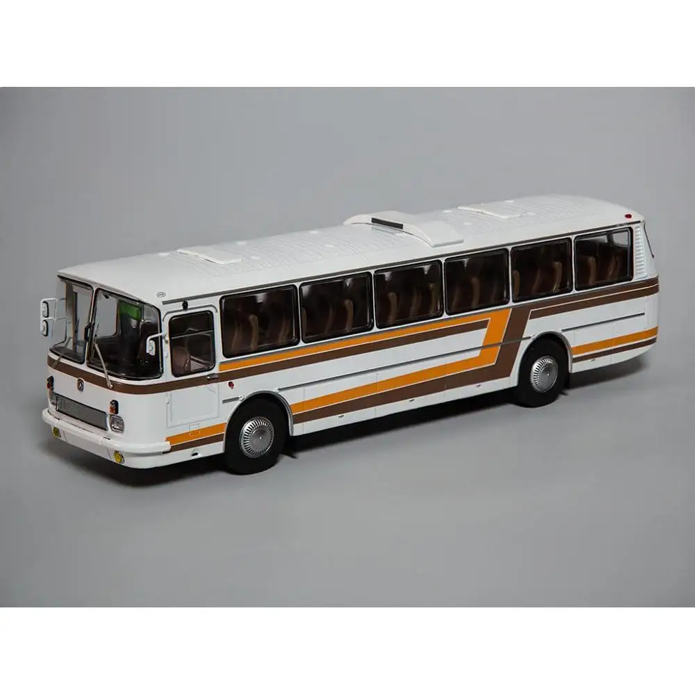 Масштабная модель 699Р белый с цветными полосами 1:43 Classicbus автобус игрушка ретро