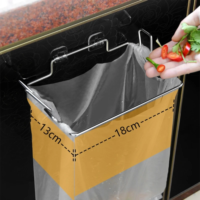 Настенная вешалка для мусора из нержавеющей стали