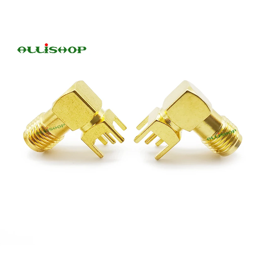 Кабель ALLiSHOP SMA разъем гнездо RF коаксиальный печатная плата пайка прямоугольный
