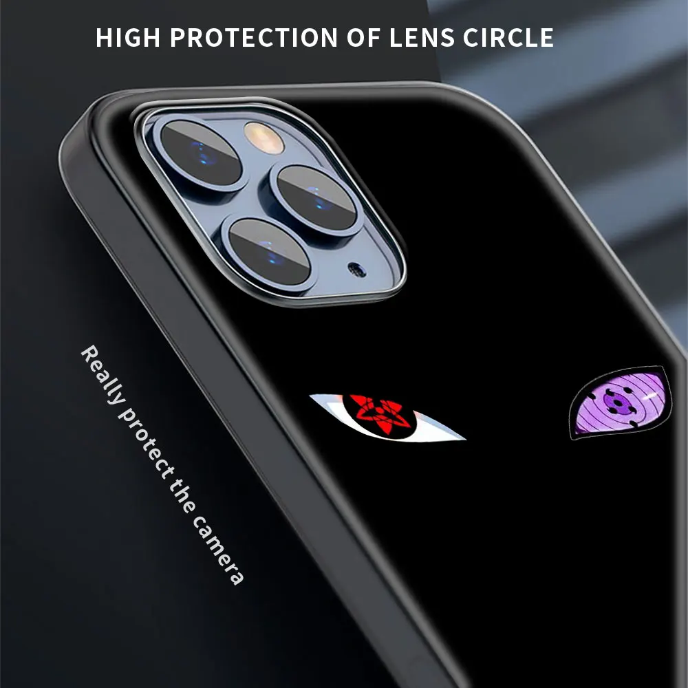Чехол Akatsuki с аниме N-Наруто для iPhone 11 12 Pro Max чехол телефона 7 8 Plus SE2020 X XR XS роскошный
