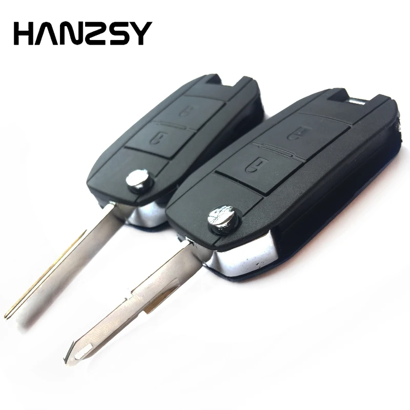 Корпус для дистанционного ключа с 2 кнопками пустой чехол Citroen C2 Peugeot 307 206 207