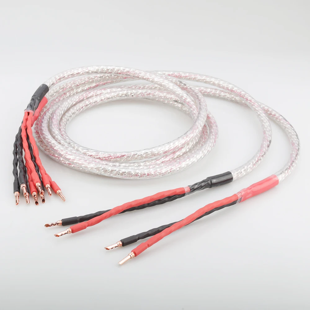 Кабель для динамика 2 5 м пара OFHC медный кабель с банановым штекером - купить по