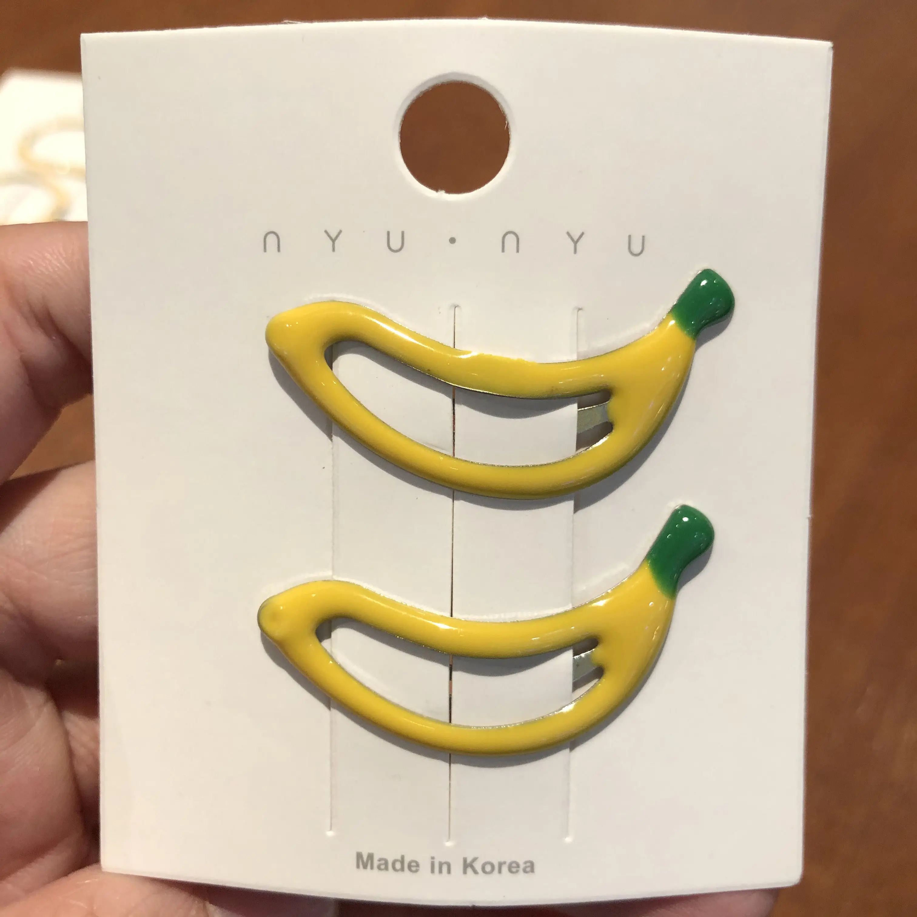 2 шт./лот новинка заколка для волос с фруктовым бананом принтом вишни