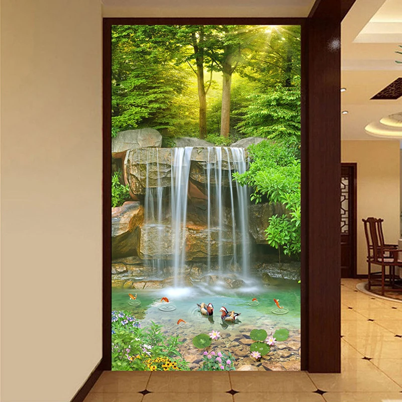 Настенная Роспись по фото индивидуальному заказу Большие Настенные обои с