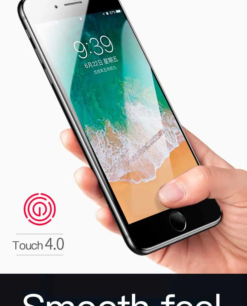 15D защитное стекло с закругленными краями для iPhone X XS Max XR 7 8 закаленное защитное стекло для экрана на iPhone 6 6S 7 8 Plus стеклянная пленка