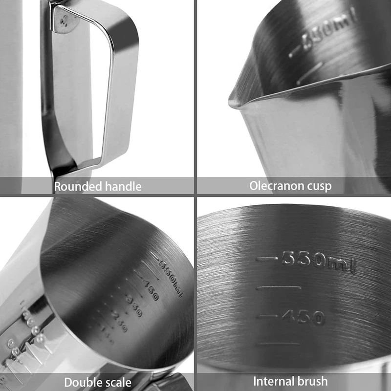 Эспрессо молочный кувшин 20 унций кофе кружка Garland с украшением Ручка Кофе