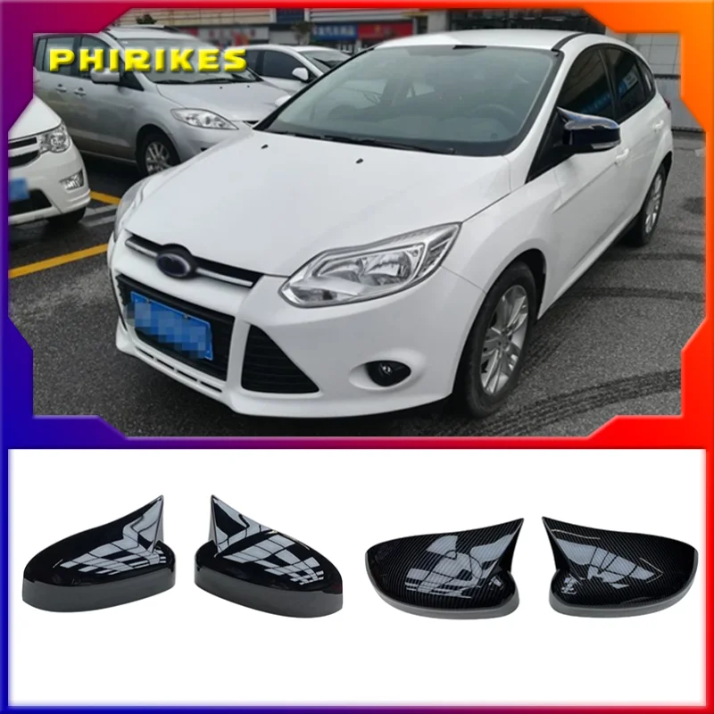 

Rearview Mirror Cap Wing Side Mirror Cover Fit for FORD FOCUS 2011,2012,2013,2014, Car Accessories Replacement