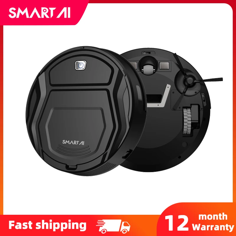 

SmartAI 11Max Robot Vacuum Cleaner Home Household Professional Sweeping Machine for Pet hair Anti Collision Automatic Recharge