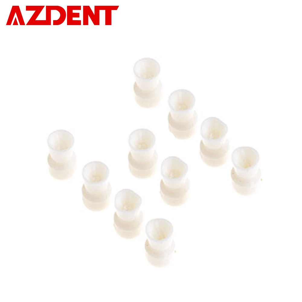 

AZDENT 50pcs Nozzle of Teeth Whitening Polishing Tooth Burnisher Polisher Whitener Stain Remover Products for Oral Teeth