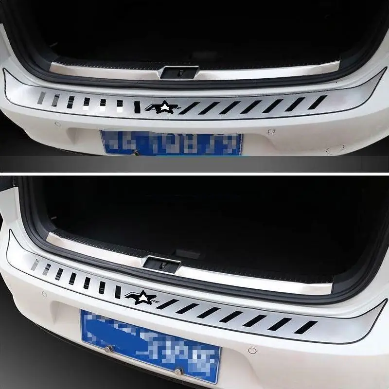 Modified Automovil Decorative Trunk Rear Panels Foot Pedal Exterior Trim Modification Sticker Strip 18 19 FOR Volkswagen Golf 7 |