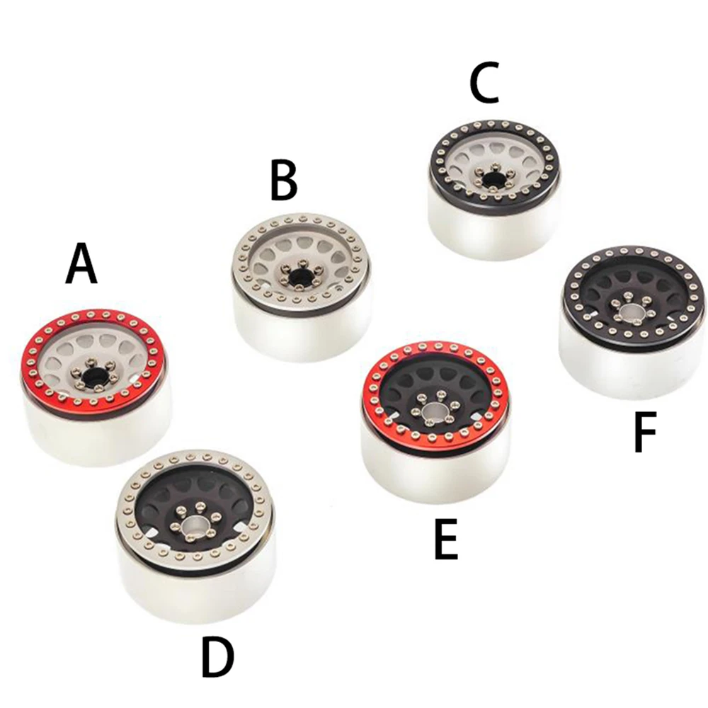 

4pcs 2.2'' Alloy Wheel Hubs Rims Beadlock for Axial SCX10 for TRX-4 1/10 RC Climbing Car Parts