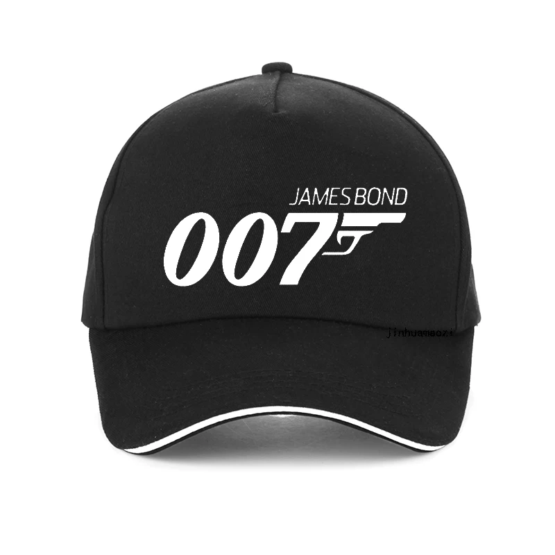 

movie 007 bond Baseball Cap Solid Color Printed Men Women Summer Sun hat Fashion James Bond cap Hip Hop Snapback hat