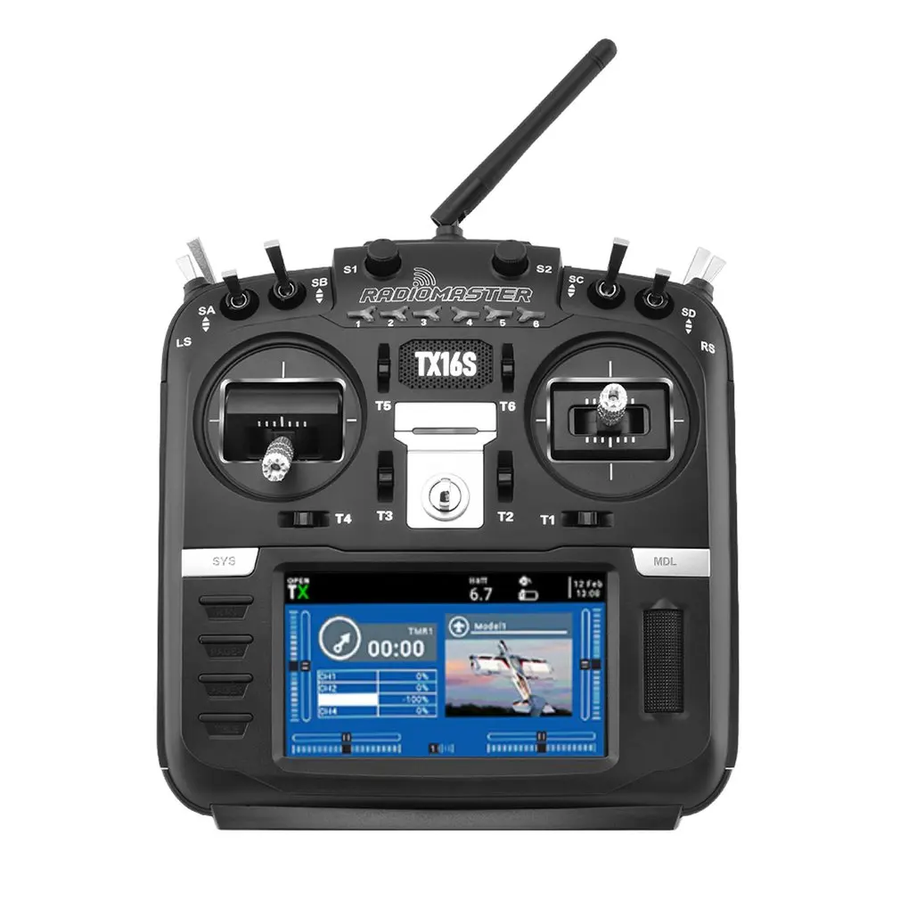 RadioMaster TX16S MAX Edition 2.4G 16CH Hall Sensor Gimbals OpenTX Transmitter with CNC and Leather RC Radio Controller