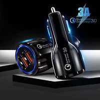 3a car charger dual port usb quick charge 3 0 for iphone 12 pro max qc3 0 mobile phone charge adapter fast charging for xiaomi11