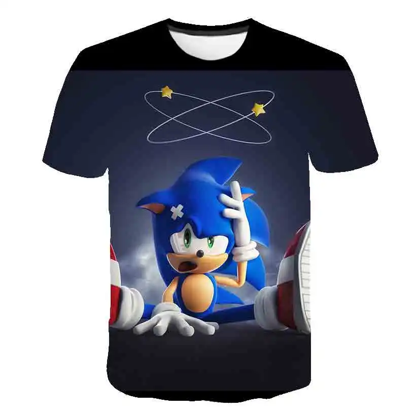 Sonic/Одежда для маленьких мальчиков с объемным рисунком Коллекция 2020 года Сезон