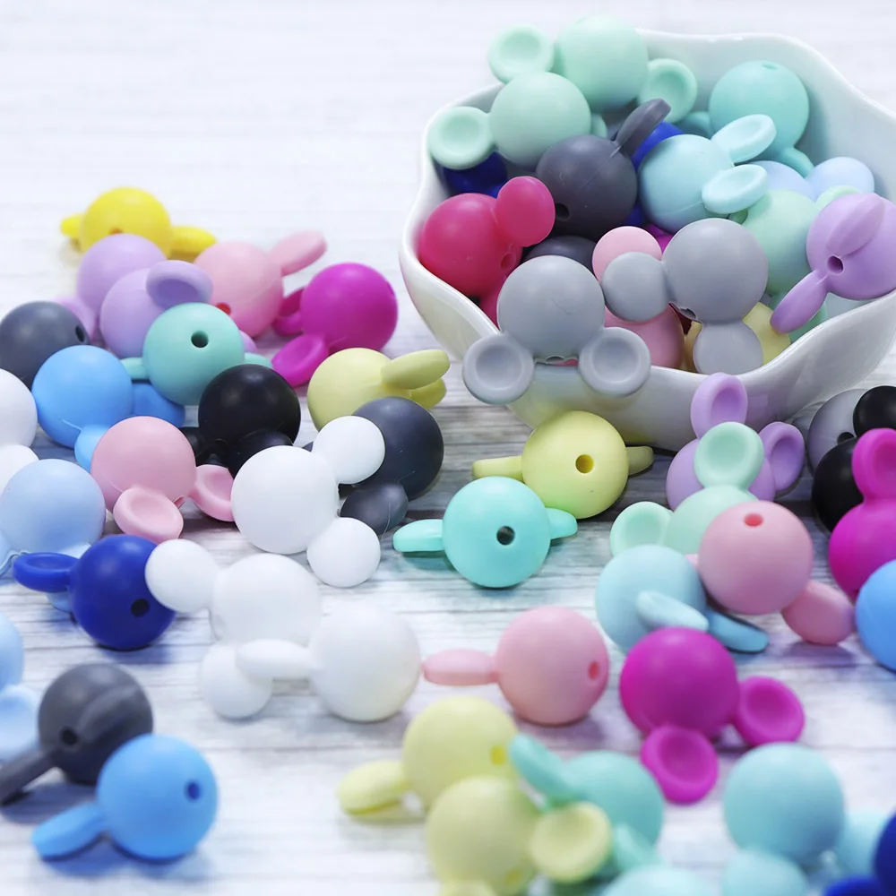10 шт. силиконовые бусины-прорезыватели для ожерелий | Мать и ребенок