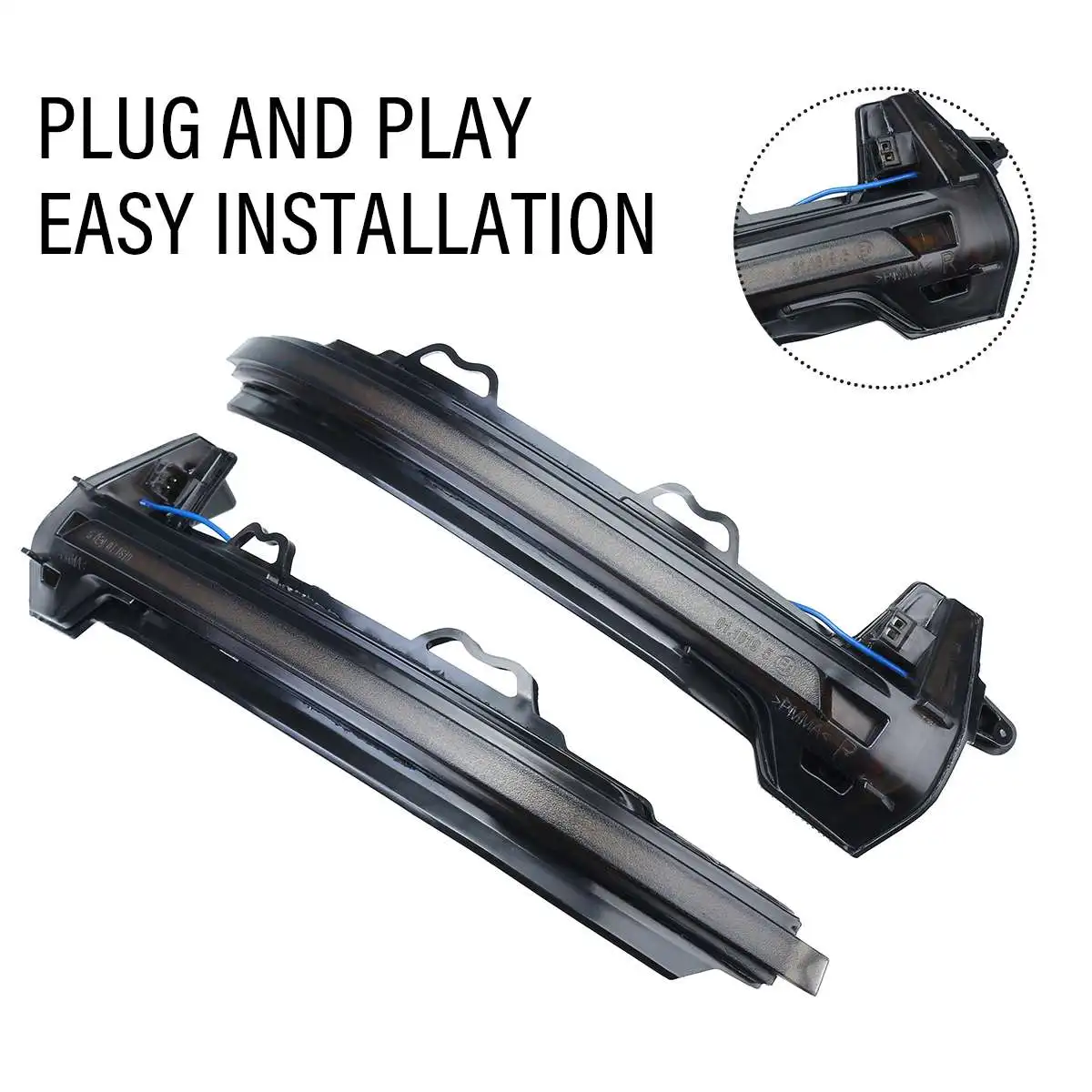 

New 2pcs Car Dynamic LED Turn Signal Light Mirror Indicator Blinker for Audi A4 B9 A5 S5 RS5 Sportback Coupe Cabrio