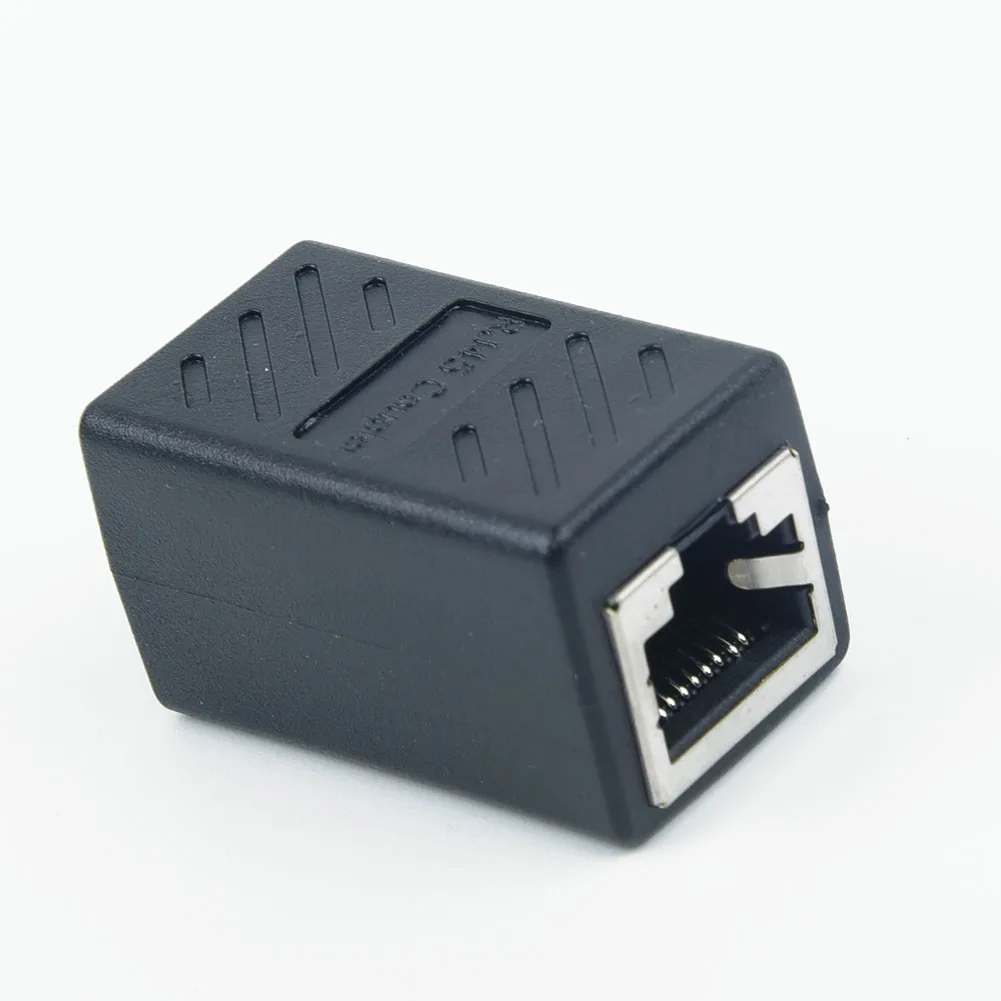 Внешний адаптер для сети Ethernet RJ45 соединитель 2*2*4 1 см кабелей 2 гнездовых порта