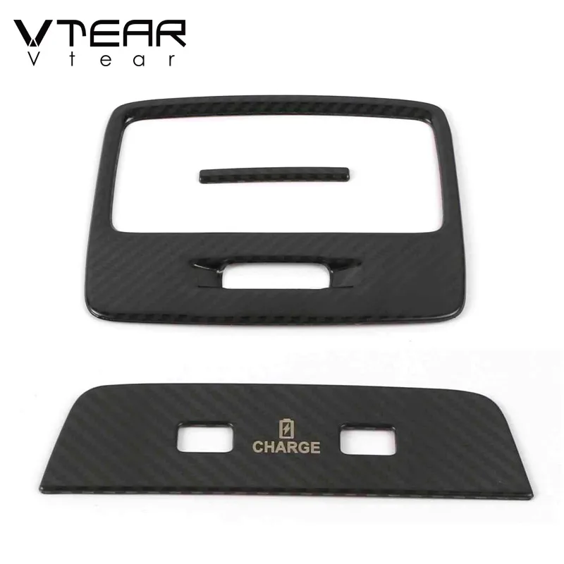 

Заднее воздуховыпускное отверстие Vtear, USB-зарядное устройство, отверстие, накладка, рамка подлокотника, внутренние аксессуары для Geely Atlas Pro Azkarra Belgee X70 2023