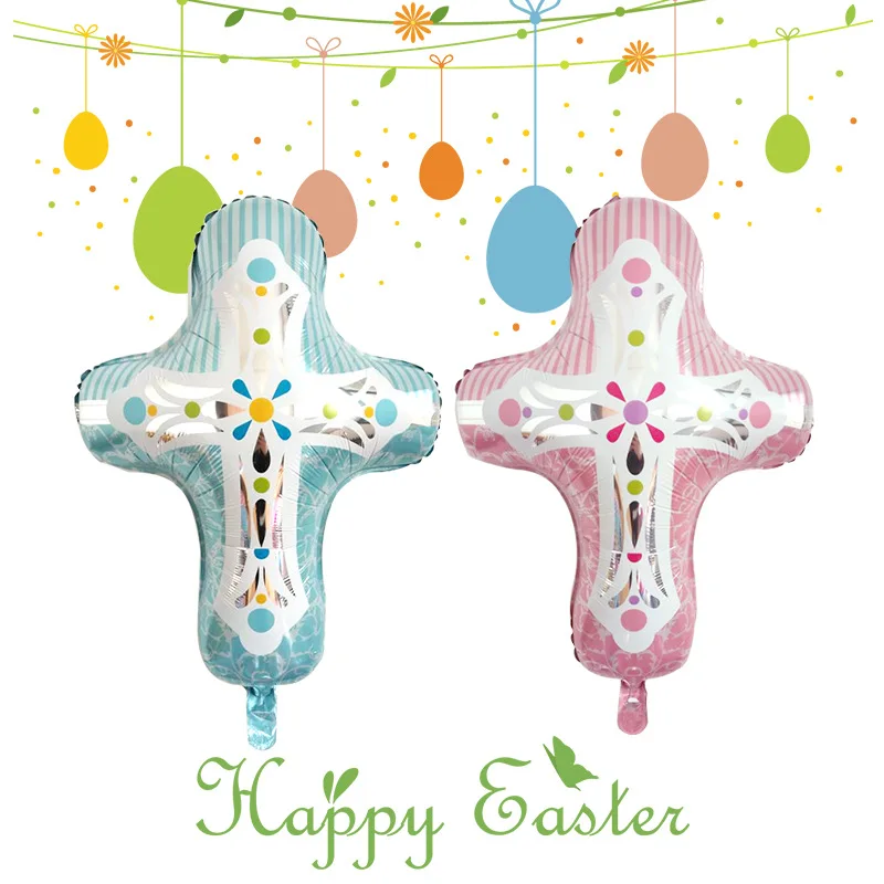 Воздушный шар с крестом из алюминия воздушный для детей оптовая продажа дизайн