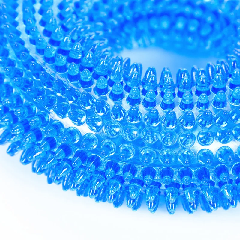 Dog Chewing Spike Ball Ring Molar Pet Toy Teeth Cleaning Anti-boring Toys TPR Rubber Sound Training Supplies | Дом и сад