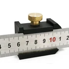 Стальная линейка, позиционирующий блок, стопорный блок, деревообрабатывающий линейный локатор, измерительный инструмент сделай сам, стальная линейка с фиксированной линейкой 300 мм, столярные инструменты