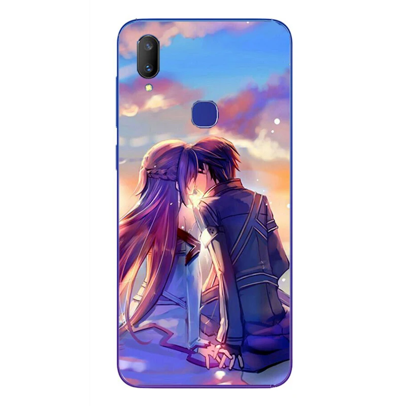 Чехол с рисунком Sword Art Online для телефона Wiko Y51 Y81 Y62 View 5 Plus Freddy U Feel FAB Prime Power U10 U20 U30 -