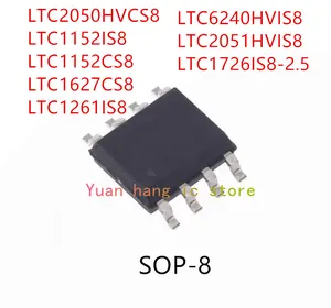 10PCS LTC2050HVCS8 LTC1152IS8 LTC1152CS8 LTC1627CS8 LTC1261IS8 LTC6240HVIS8 LTC2051HVIS8 LTC1726IS8-2.5 IC