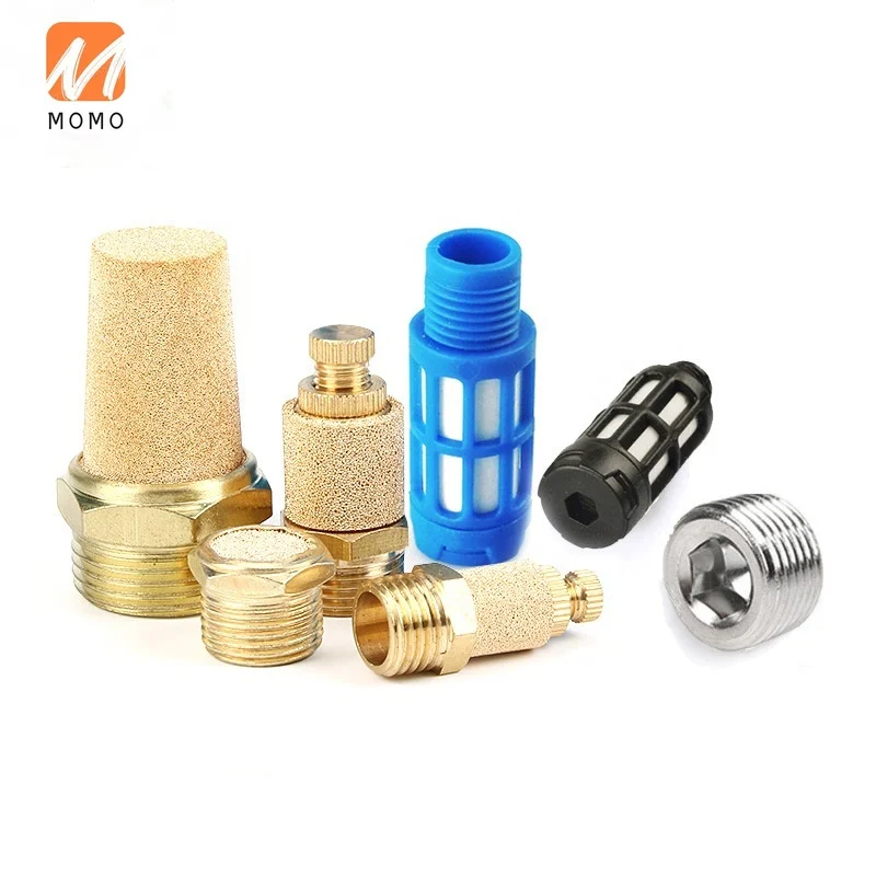 

Air Silencer All Brass material Pneumatic Muffler Silencer Filter