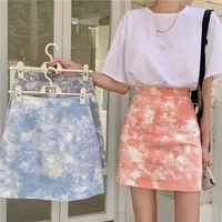 short skirts women preppy style high waist a line skirt vintage aesthetic mini school skirts hot girls y2k skirt