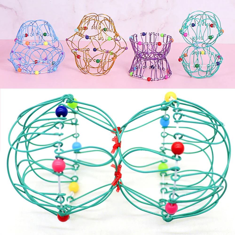 1 шт. Волшебная Мандала Цветочная корзина игрушка вращающееся кольцо Спиннер