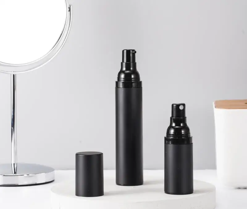 10 шт./лот пластиковый флакон с дозатором 15 мл 30 50 Вакуумный дорожный контейнер для