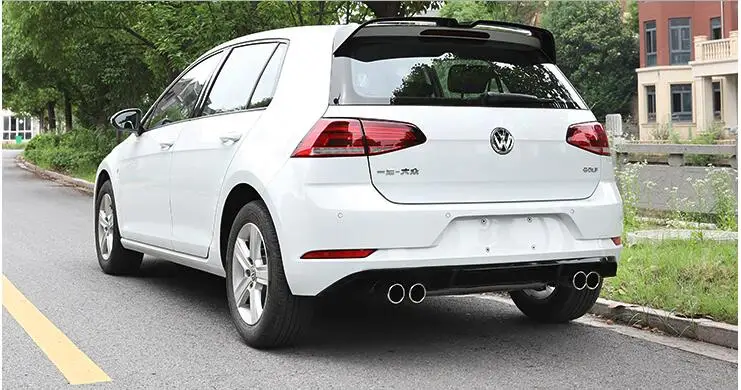 Для Volkswagen Golf ABS задний бампер диффузор защитные бамперы для 2017 2019 7 5 Корпус