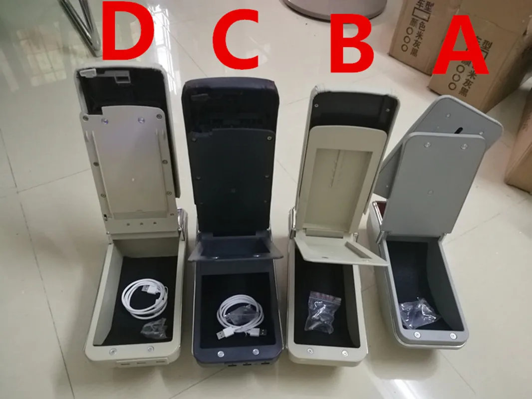 For Chevrolet Niva armrest box universal car center console modification accessories double raised with USB | Автомобили и