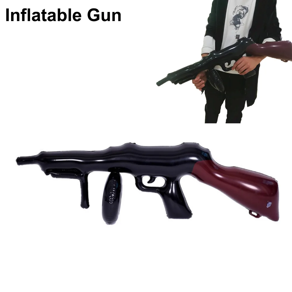

1pcs Inflatable Gun Balloon for Army Military Party Supplies Kids Children Camouflage Birthday Decoration Game Team Boy Gift