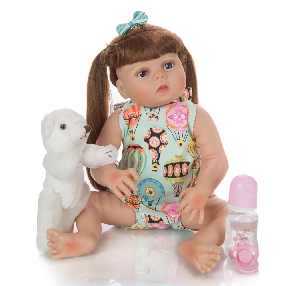 Реалистичные куклы Reborn Baby полностью силиконовые виниловые принцессы для девочек