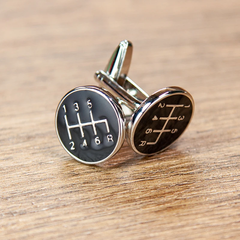 Мужские Запонки с эмалью черные запонки для одежды рубашка во французском стиле