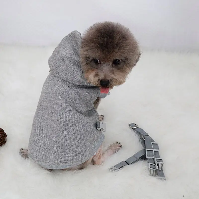 Женская одежда для собак куртка с ремнями маленьких и средних кошек жилет пальто